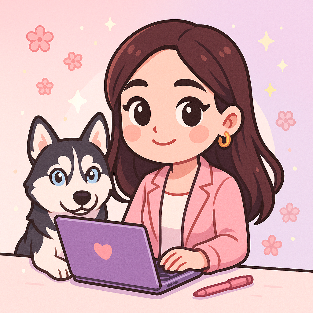 Kawaii Coder Illustration